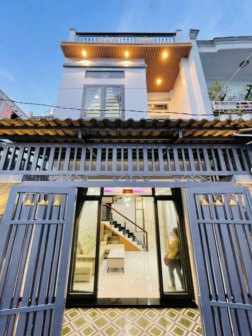 Giảm 800tr Nhà vuông 2T Phan Huy Ích GV, 60m2, 4x14m