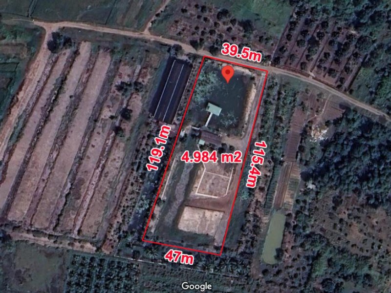 Quá rẻ Đất 0.5Ha, nở hậu, Đ.4m Trường Đông TN