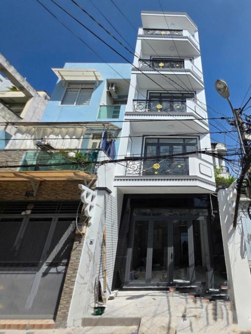 mới xây mặt tiền 5 tầng sàn 246m2, Đ.6m Diên Hồng BT