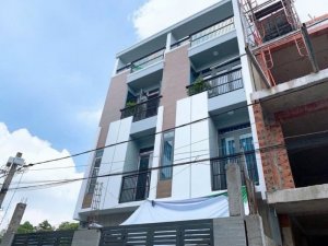 mới xây 3 tầng Vuông 105m2 Thạnh Lộc 37 Q12