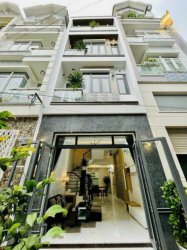 mới xây 4T hẻm XH 45m2, Vuông Phạm Văn Chiêu QV