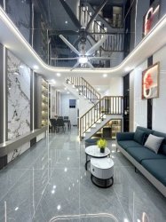L1563 gần CV Làng Hoa Gò Vấp, SHR, Vuông, HXH, 2 tầng, 4x10m, 4.x tỷ