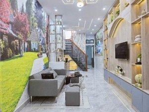 O1672 mới xây 2 tầng Trần Bá Giao GV, sổ hồng riêng, Vuông, HXH, 3x13m, 4.x tỷ