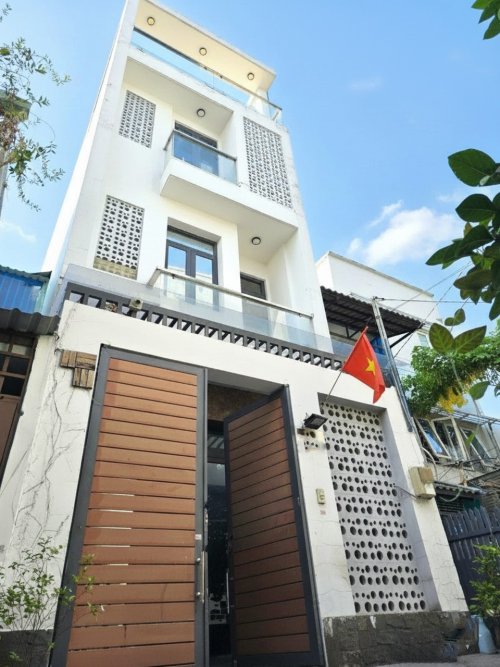 D1757 Nhà Trần Bình Trọng Bình Thạnh, sổ hồng riêng, Vuông, 4T, 3.9x13m, 7.x tỷ