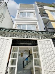K1880 nhà Phan Văn Trị Bình Thạnh, SHR, Vuông, 4 tầng, 3.6x10m, 6.x tỷ