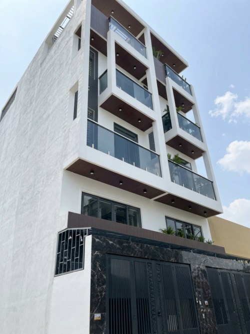 KH002* Nhà mặt tiền Thạnh Lộc 39 vuông vức 5 tầng - Chỉ 6.x tỷ