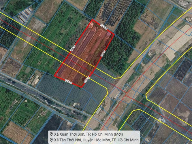 [T2645*] Đất lớn 11208m2 gần Vinhome Hóc Môn, quy hoạch Đ. 30m, 78.x tỷ