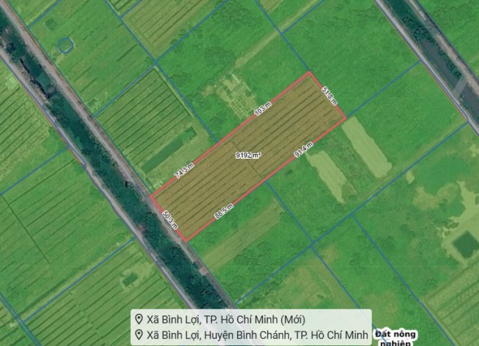 [H2732] hiếm có! 9.130M2 ĐẤT VUÔNG tốt 1/ VƯỜN THƠM - 27.X TỶ
