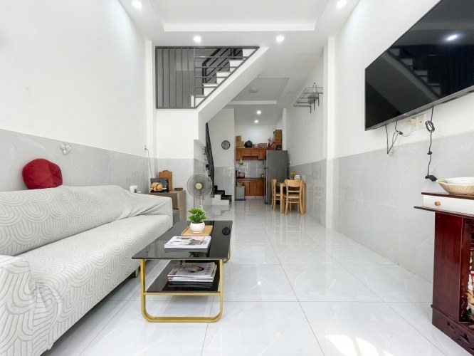 H2879 | mới xây có Sân thượng gần chợ An Nhơn Lê Đức Thọ - Giá 3.x tỷ