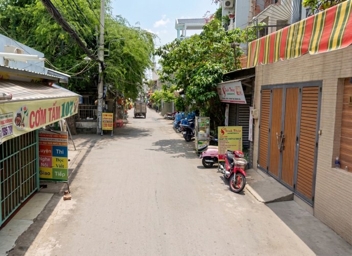 [O2883] Nhà MT K.Doanh Đ. Số 2 An Hội Đông, giá 5.x tỷ