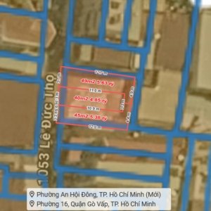 D2908 3 Lô Đất hậu nở tài lộc 1/ Lê Đức Thọ sát Chợ, 4.x tỷ