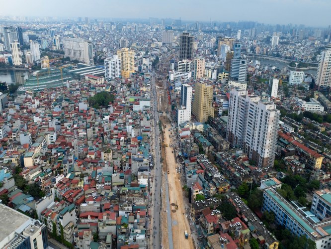 BĐS nội đô "dậy sóng" theo tiến độ đường Vành đai 1